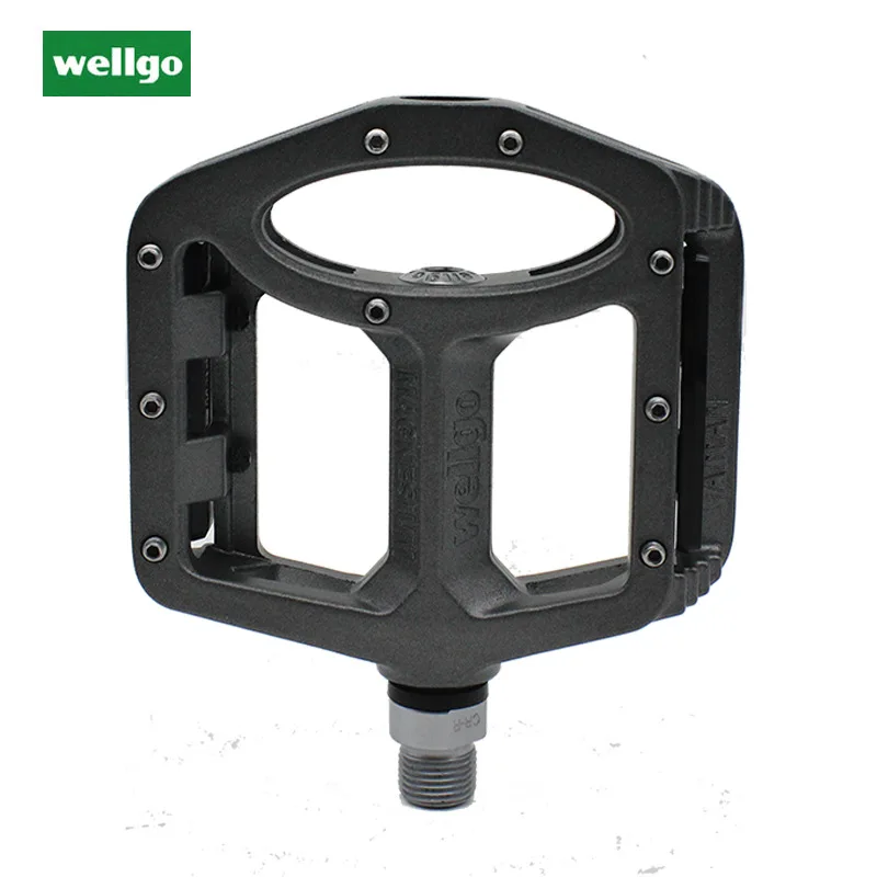 MG-1 Gray a pair Wellgo MG1 MG-1 Подшипник педали магния Ось шпинделя Горный BMX mtb велосипед Платформа Педали велосипед педаль детали велосипеда - Цвет: MG-1 Gray a pair
