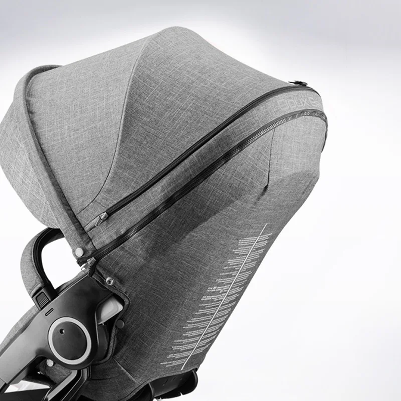 Doux Bebe High Landscape Portable Baby Carriages Folding Prams For Newborns Travel System Four Wheels Stroller |