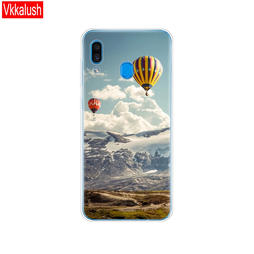 80218 Чехол для samsung Galaxy A20 чехол A20E Силиконовая задняя крышка для samsung A20 A 20 A205F A20E A202F Мягкий противоударный чехол - Цвет: 80218