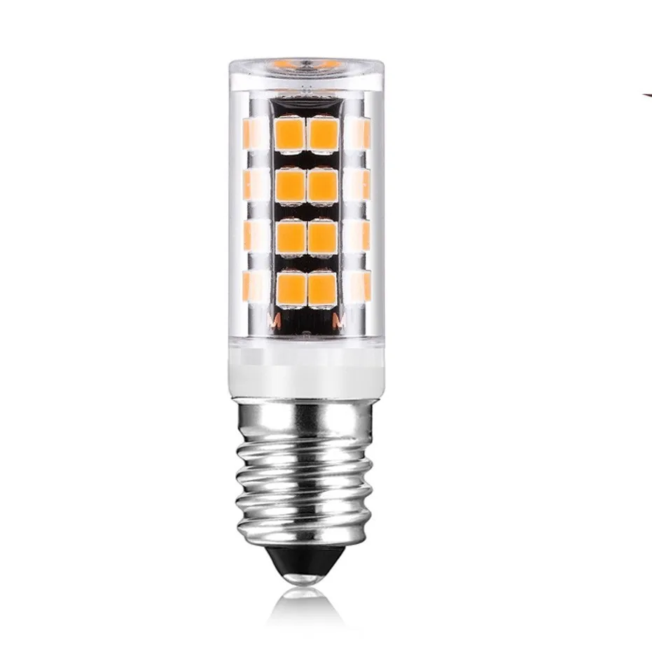 4 шт. без мерцания E14 Светодиодный светильник 85 V-265 V 5W 52 светодиодный S MD2835 E12 Светодиодный точечный светильник лампа заменяет 40W галогенный светильник для люстры светильник ing - Испускаемый цвет: Black type
