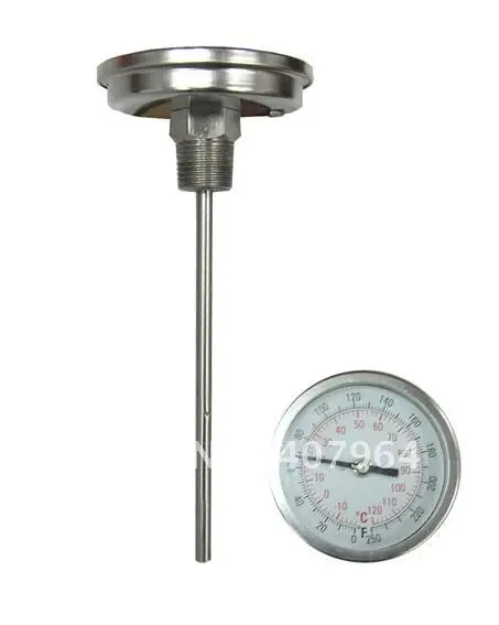 

Биметаллический термометр из нержавеющей стали с циферблатом 6 "SS304,