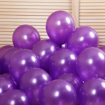 dark Purple 10 дюймов 30, 50 шт в наборе, гелиевые латексные шарики для вечеринки кружевные шелковые трусики перламутрового оттенка для свадьбы, годовщины, дня рождения вечерние украшения Детские игрушки Воздушные шары JL0017 - Цвет: dark Purple