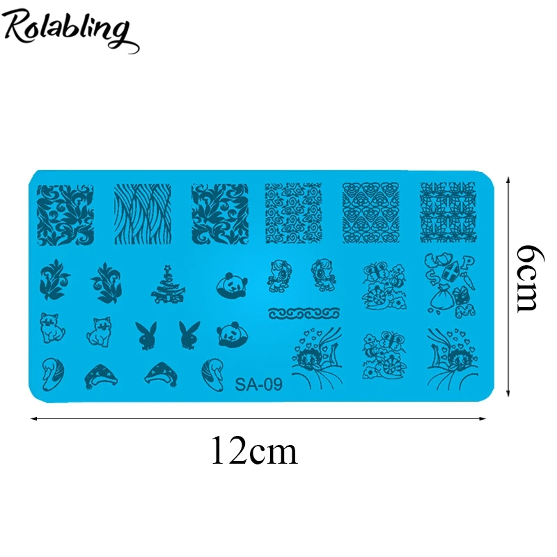 1 шт. трафареты для дизайна ногтей|plate stamper|stamping templateimage plate |