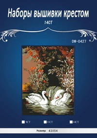 Набор для вышивки крестом Iris and Swan из коллекции Gold 70 35264 35264|Упаковка| |