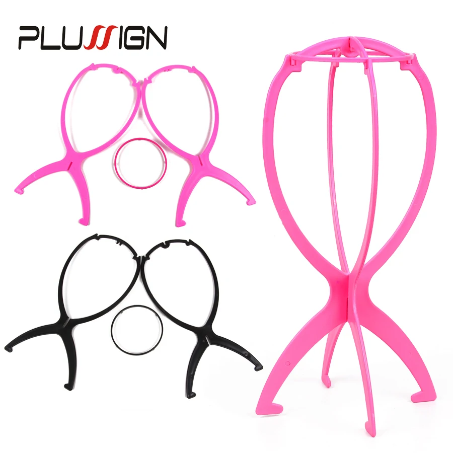 1 шт. женская складная пластиковая подставка для парика|wig holder|wig standhead plastic |