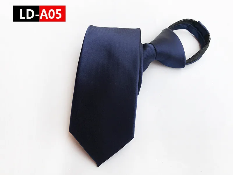 Мужской галстук бабочка SCST классический однотонный с молнией для мужчин тонкий