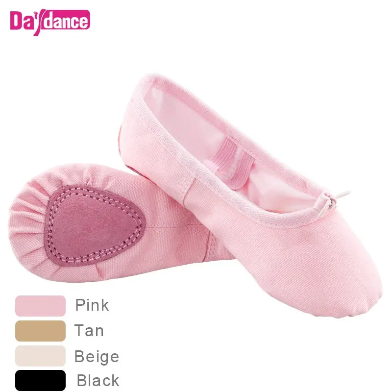 Ballet Shoes Canvas Girls Dance Slippers Split Sole Gymnastics Yoga Dancing Shoes