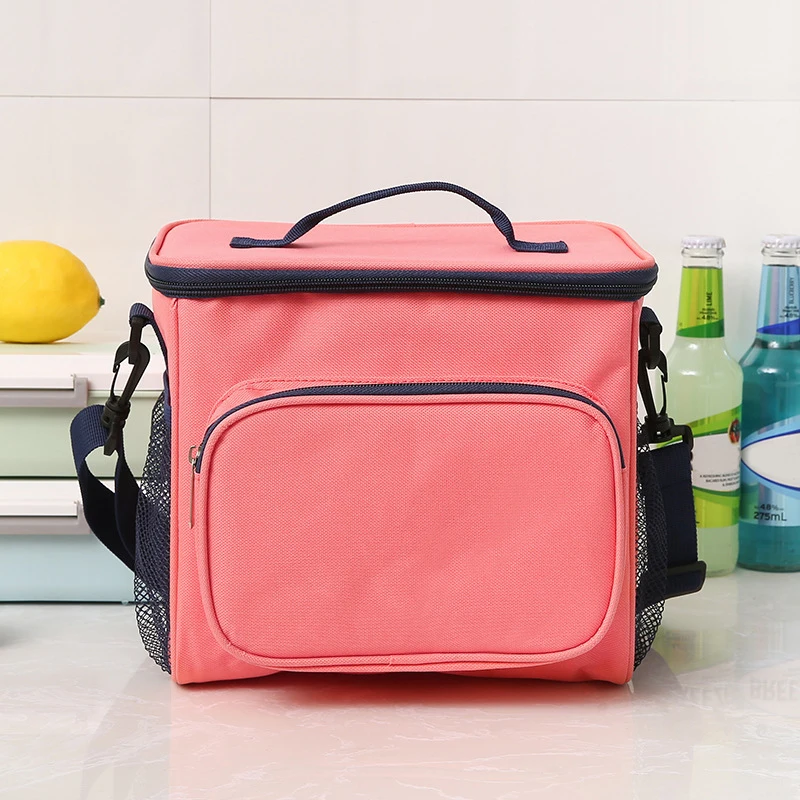 16L Thicken Folding Fresh Keeping Waterproof Nylon Lunch Bag Cooler Bag for Steak Insulation Thermal Bag Insulation Ice Pack