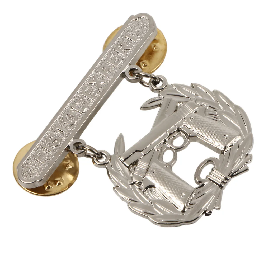 Значок для профессиональной квалификации пистолета США мировой военный