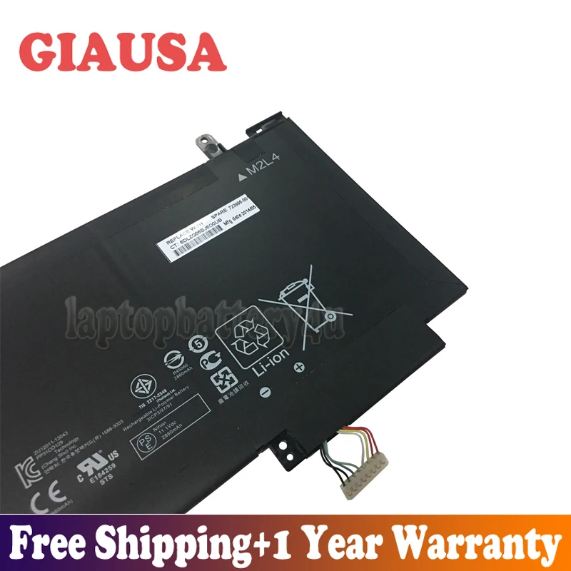 Giausa Новый 11 1 V 32Wh TG03XL Батарея для hp HSTNN-IB5F HSTNN-DB5F 723921-1C1 723996-001 аккумулятор большой