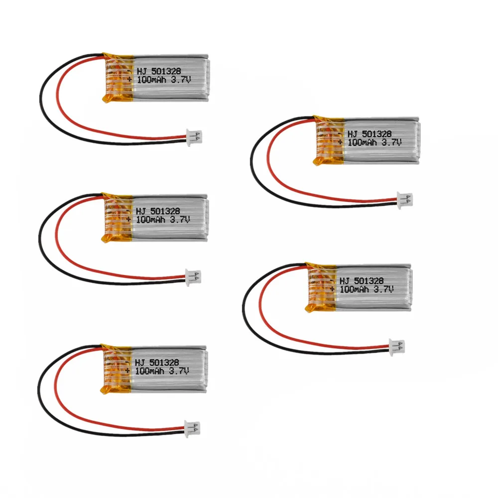 50 шт 3 7 V 100mAh RC Lipo батарея мини белая вилка для 1/28 автомобиль/RC вертолет/RC
