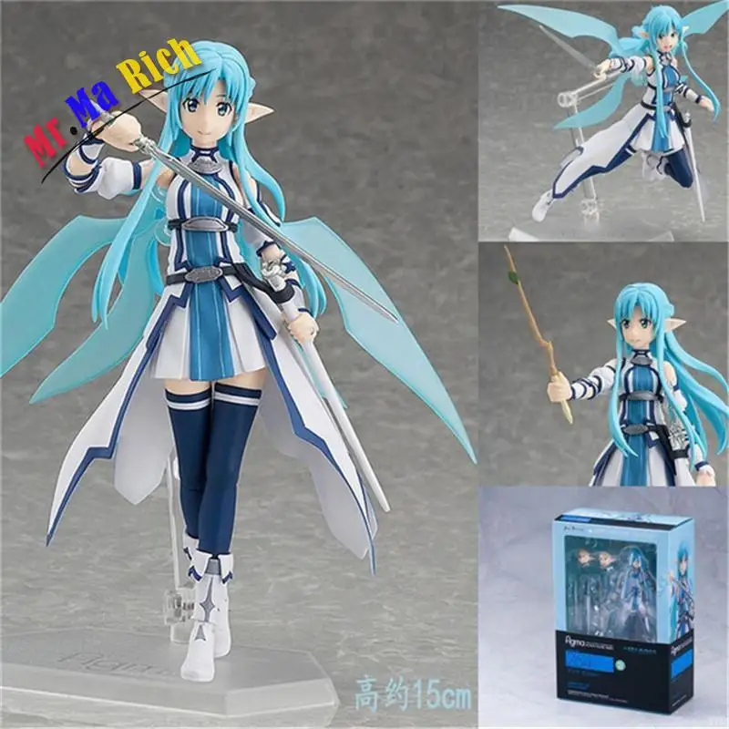 15 см аниме фигурка Sword Art Online Yuuki Asuna ПВХ 6 &quotколлекция хобби подвижная киномодель