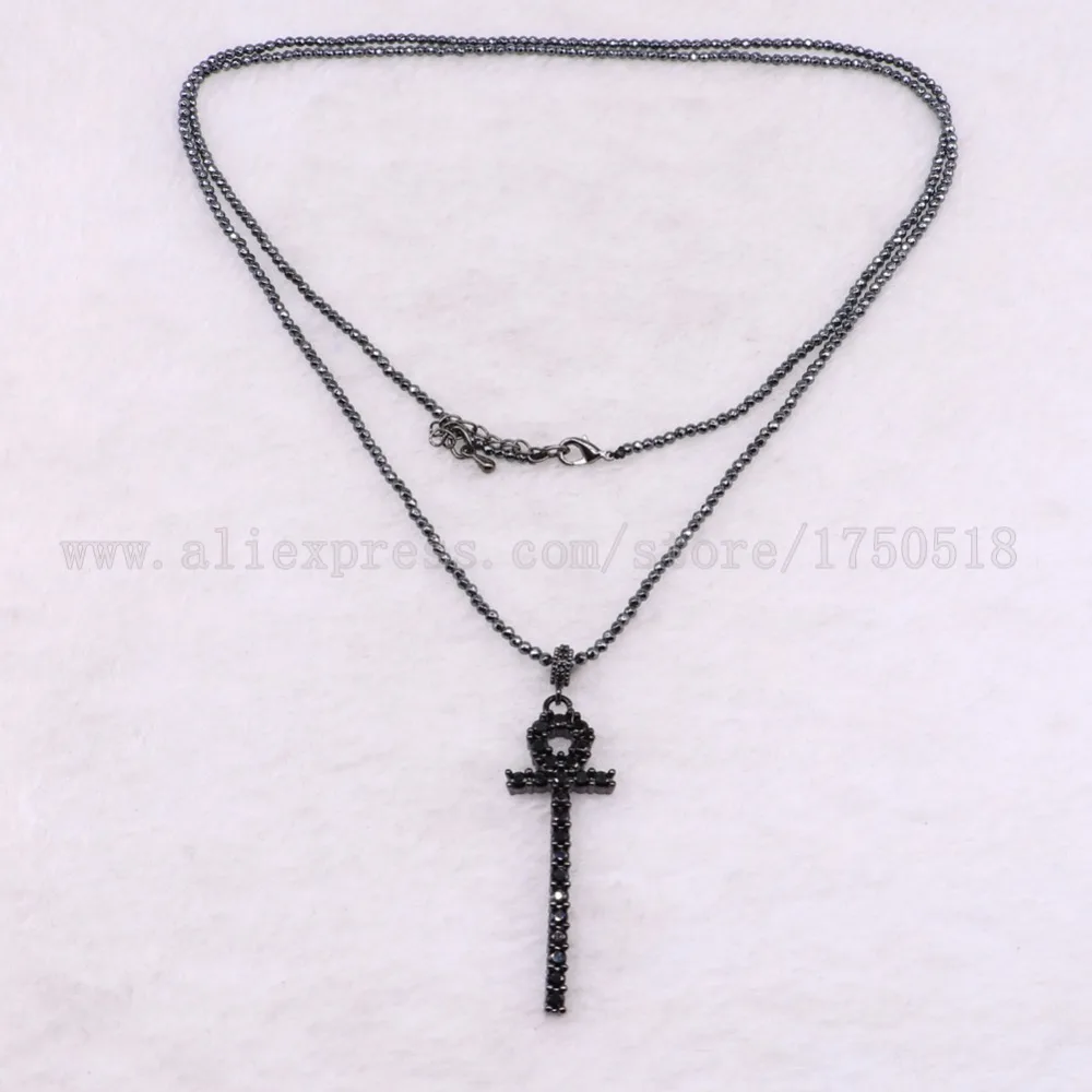 5 нитей длинных крестообразных подвесок ожерелье оптовая продажа ювелирное