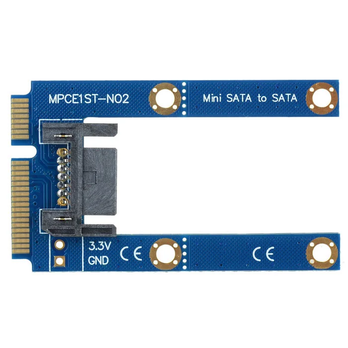 MSATA Mini SATA для ноутбука 7 контактов стандартный разъем карты расширения полный +