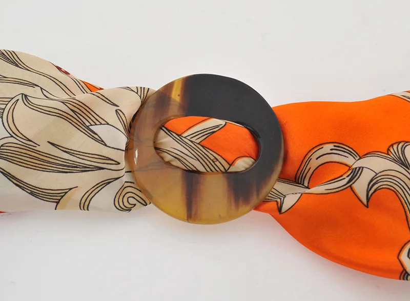 RUNMEIFA Wholesale New Natural Horn Silk Scarf Buckle Fixed Weeding Women/Ladies Fashion Buckle High Quality Gifts Free Shipping