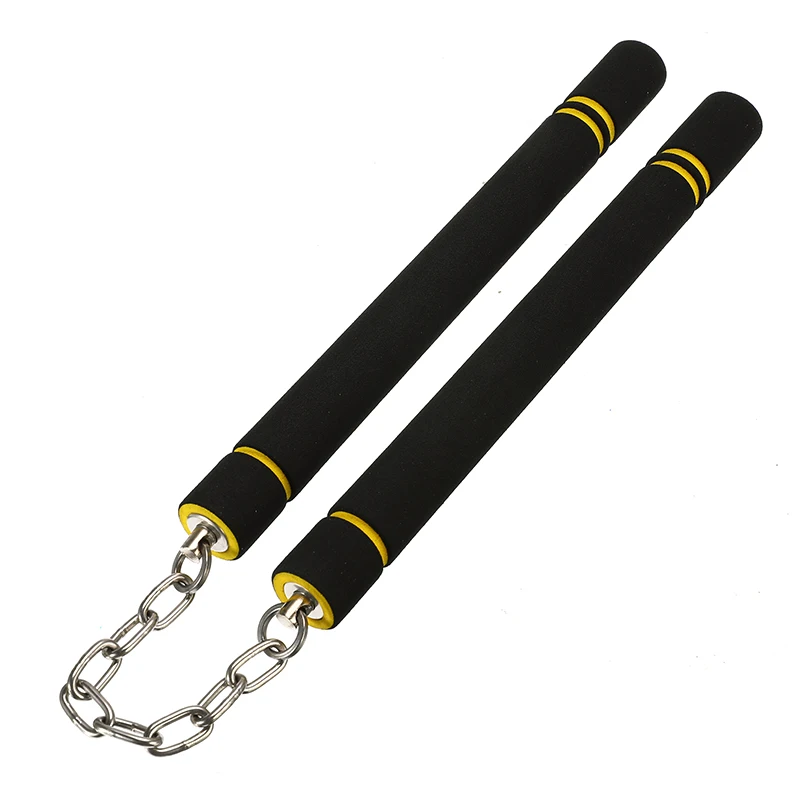 Боевое искусство тхэквондо Nunchakus Safty Nunchucks губка двойной косточки пена палка цепь