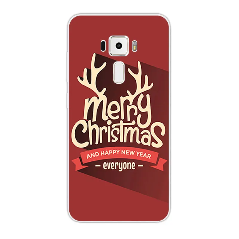 04 Для Asus Zenfone 3 ZE552KL ZE520KL Max ZC550KL ультра тонкий чехол из ТПУ и силикона с рождественскую ночь задняя крышка из прозрачного Fundas 5,5 дюймов Coque - Цвет: 04