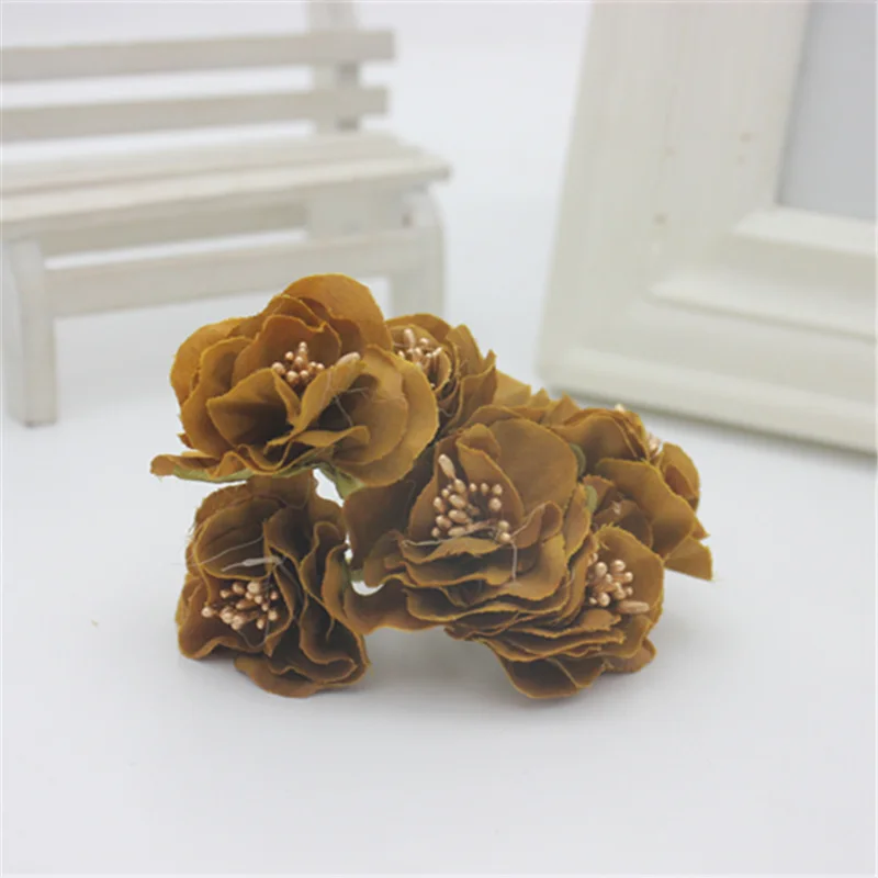 Новинка 2017 3 см шелковые цветы ретро самодельный венок аксессуары для волос
