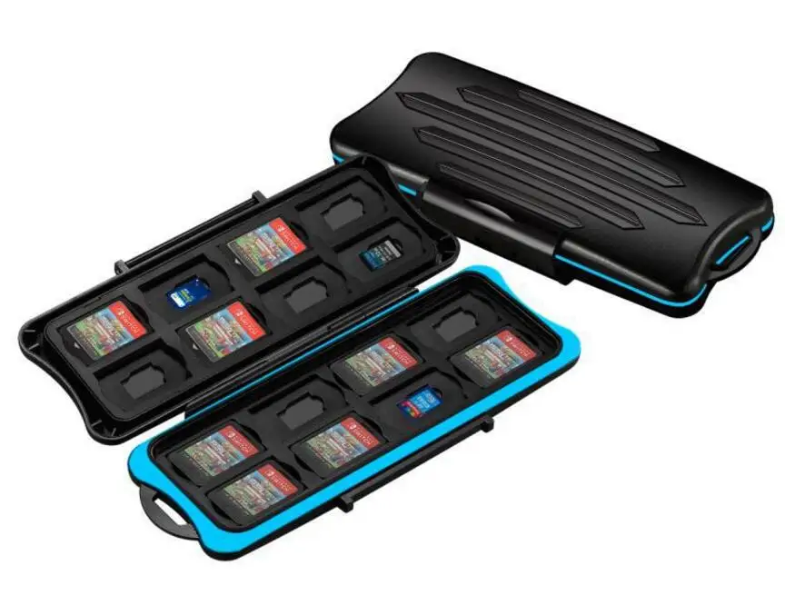 Игровой чехол для карты Nintendo Switch с 16 слотами игровых карт и держателями Micro SD NS |