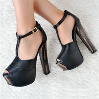 size35 43 womens high heel sandals gladiator shoes women lady sexy black platform sandals heels summer shoes sandals