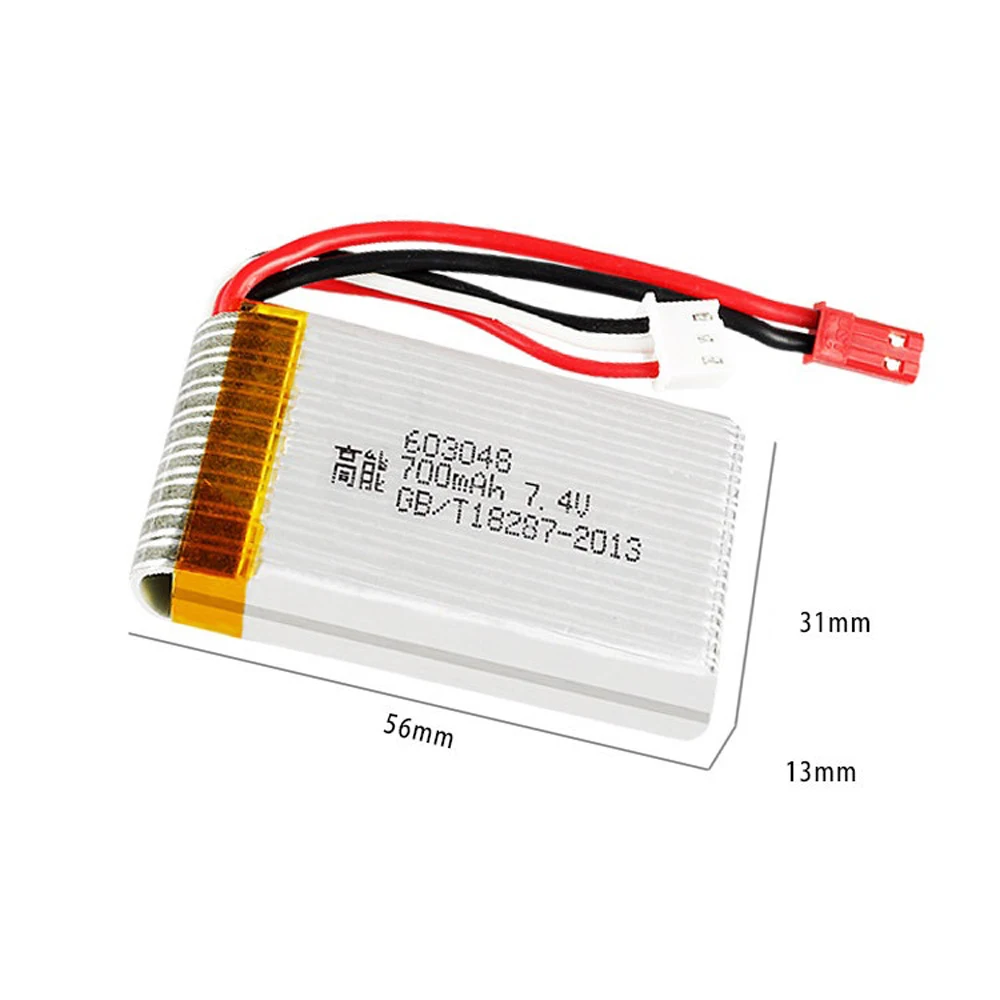 Lipo батарея для MJXRC X600 F46 JXD391 модель самолета 2s 603048 JST 7 4 В игрушки аксессуары|Детали