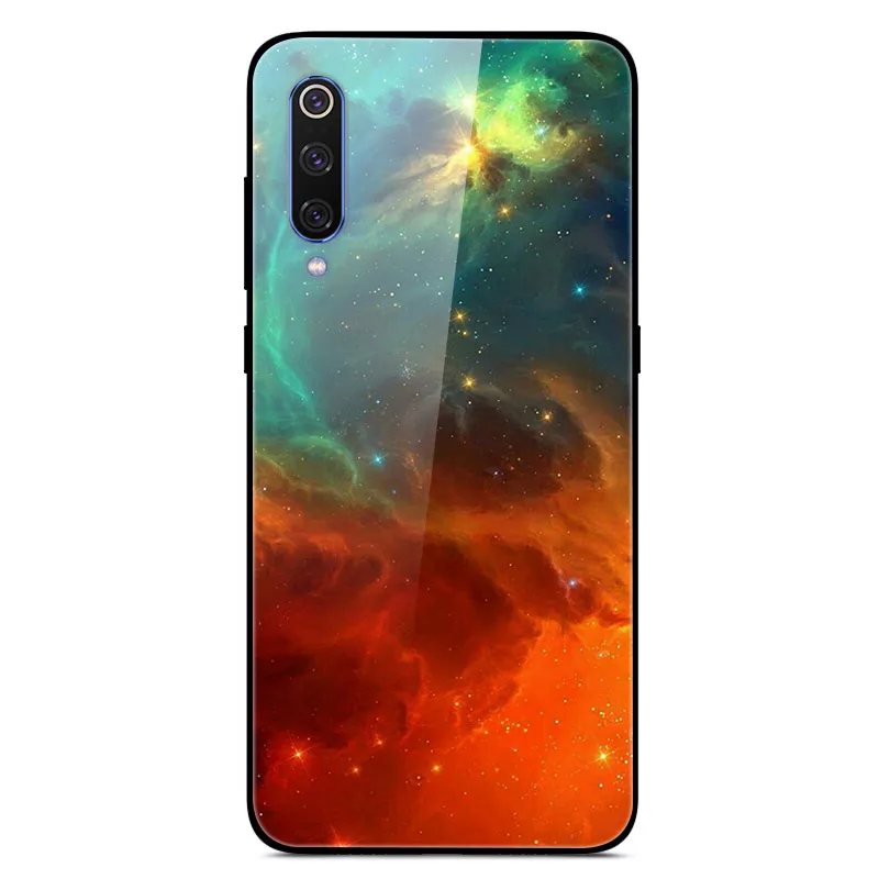 Для Xiaomi mi 9 mi 9 SE чехол из закаленного стекла жесткий чехол для телефона для Xiao mi Xiomi mi 9 SE mi 9 T mi 9 T Pro TPU бампер чехол s - Цвет: 25