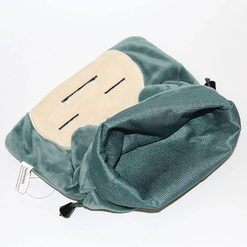 Милые Snorlax Drawstring сумка Карандаш для хранения канцелярских Плюшевые Игрушки