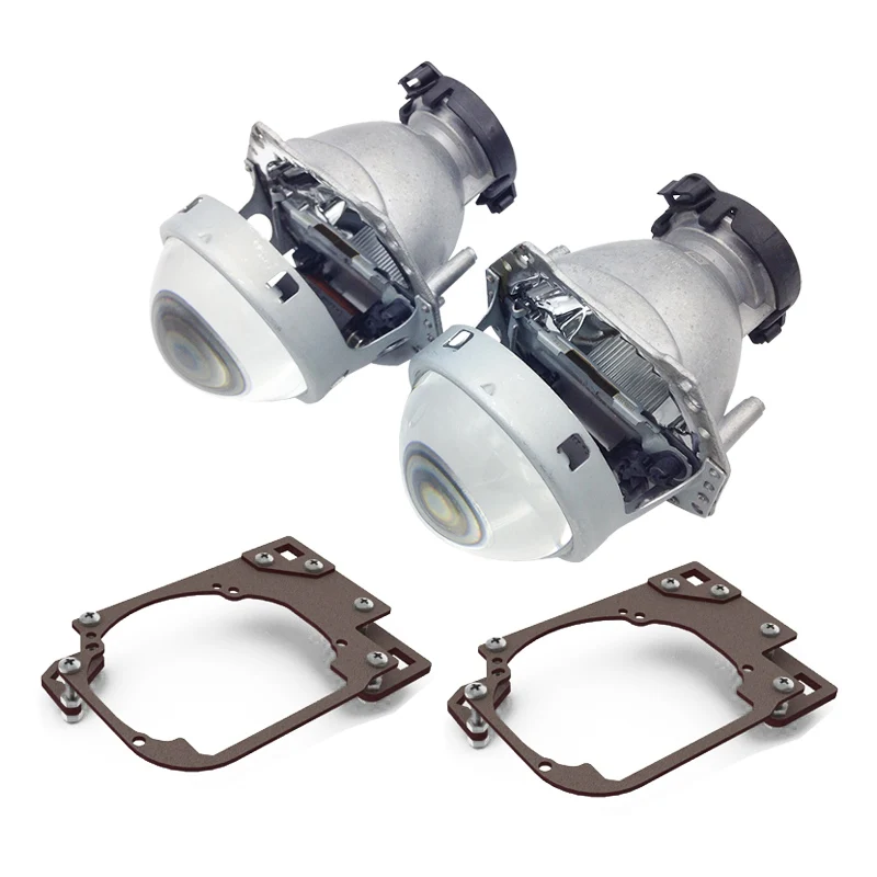 lens and bracket TAOCHIS автомобильный Стайлинг Переходная рамка адаптер Hella 3R G5 объектив проектора модифицированный кронштейн для HYUNDAI IX55(VERACRUZ) 2006-2012 - Цвет: lens and bracket