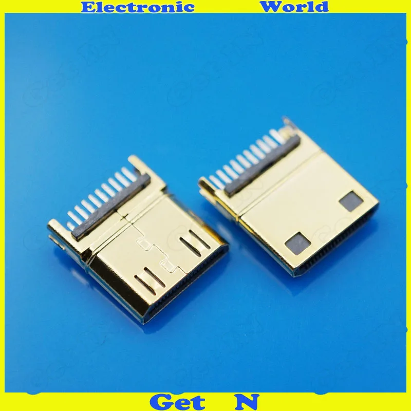 20 шт. 19Pin Тип C разъем HDMI Мини фанера разъем|socket connector|socket hdmisocket type c |