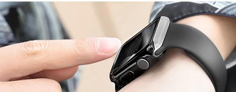 HOCO Мягкий силиконовый чехол с золотым покрытием для Apple Watch Series 2, чехол для iWatch Series 3, защитный чехол из ТПУ, 42 мм, 38 мм