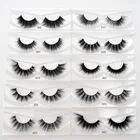 Норковые ресницы visofree cilios, накладные ресницы ручной работы, натуральные объемные 3D ресницы, норковые ресницы 10 стилей