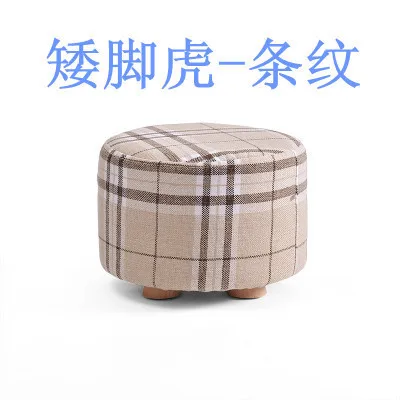 Табуретки и отвалы мебель для гостиной домашняя ткань + деревянный табурет стул