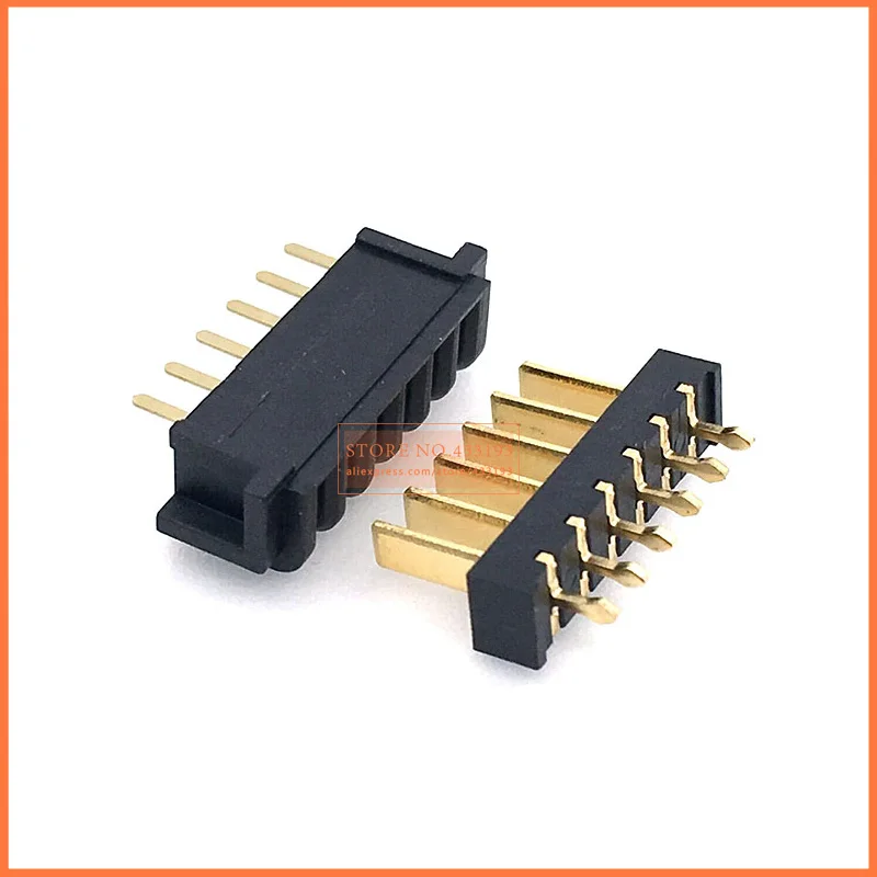 6PIN аккумуляторная батарея для ноутбука шаг разъема 2,5 мм штекер+ гнездо 5 пар