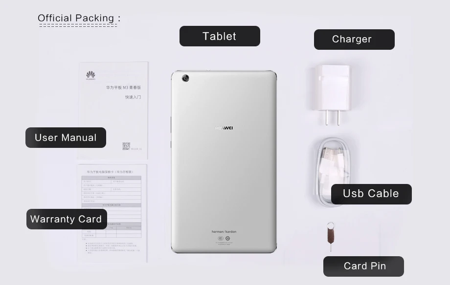 Huawei MediaPad M3 Lite с глобальной прошивкой, 8,0 дюймов, ips экран, 3 ГБ, 32 ГБ, планшетный ПК MSM8940, четыре ядра, Android 7,0, 4800 мАч