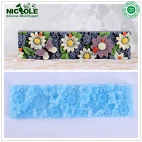 nicole handmade silicone flower mat only used for d0019 and d0020 silicone loaf soap mold
