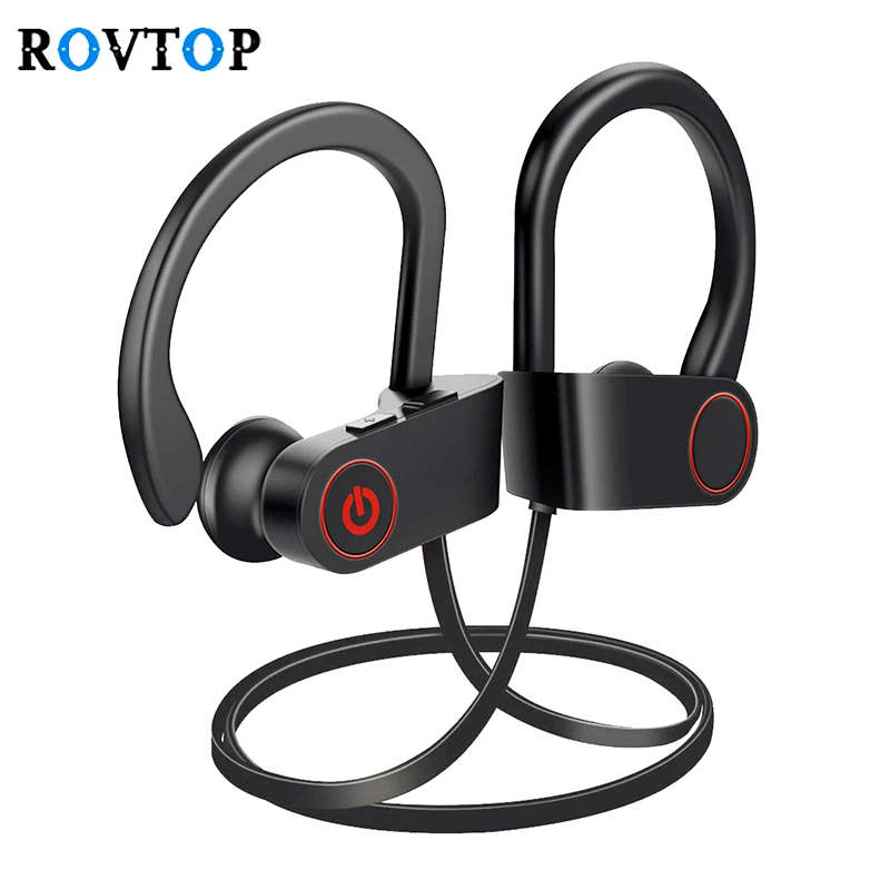 Rovtop Bluetooth наушники IPX7 водонепроницаемые беспроводные наушники спортивные басовые стерео наушники с микрофоном для iPhone Xiaomi samsung Z2