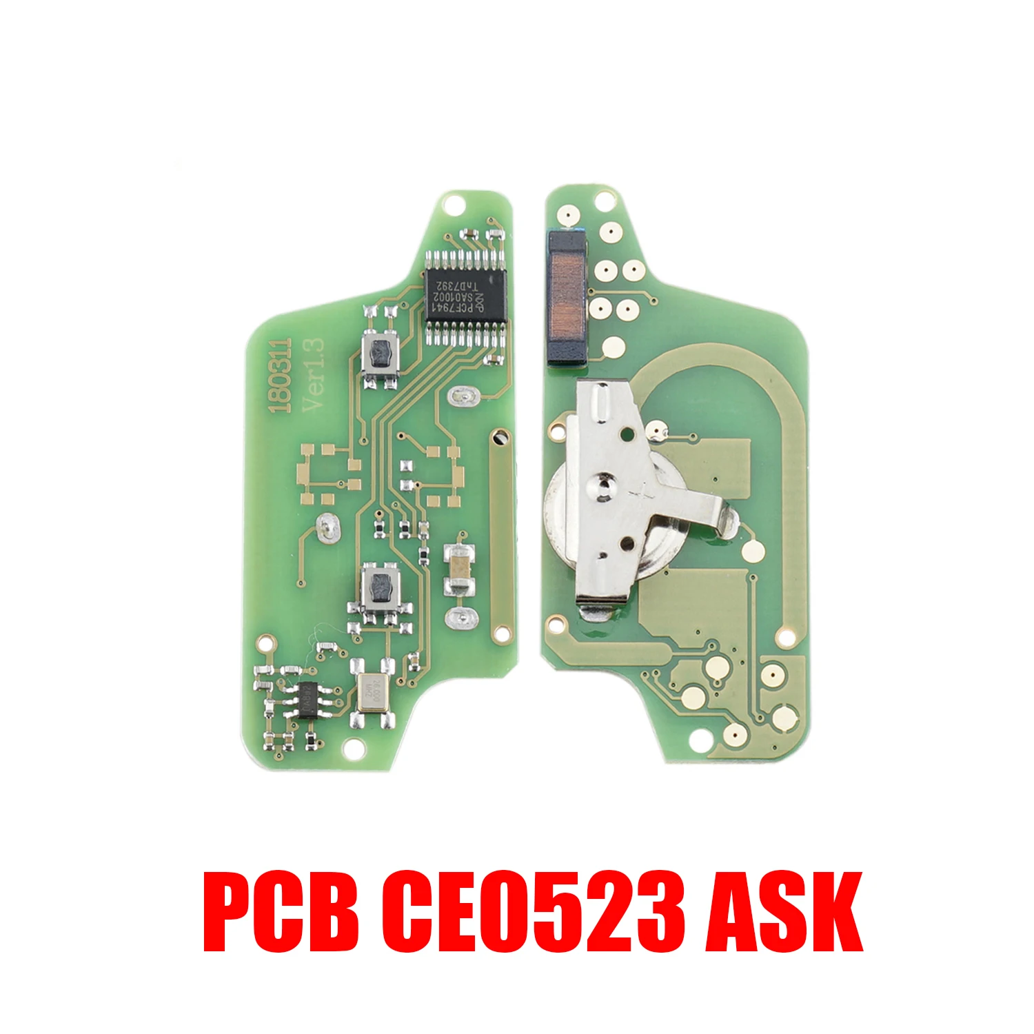 

BHKEY ASK 2B Remote Flip Car Key Electronic Board For Peugeot 307 308 408 407 207 Citroen C2 C3 C4 PICASSO ID46 CE0536/CE0523