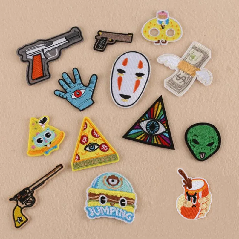 Накладки для ремонта лица и руки вышитые железные накладки одежды закрытые сумки