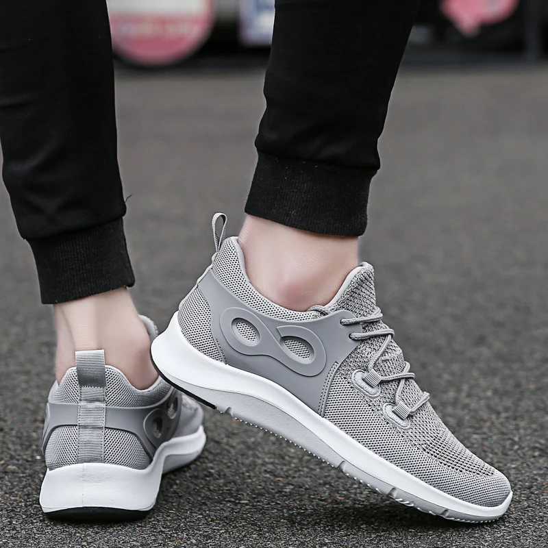 Новый дизайн мужские и женские легкие кроссовки для бега Прогулочные из дышащей