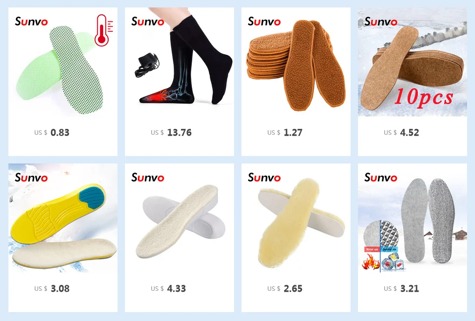 Sunvo/унисекс; зимние теплые стельки; теплые мягкие ботинки из искусственного кашемира; Теплая обувь из овечьей шерсти для взрослых; вставки из шерсти