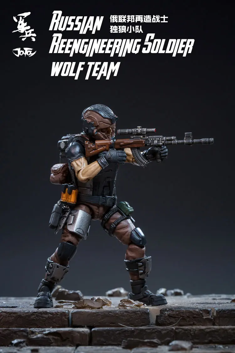 JOY TOY 1/18 русские фигурки солдат(3 шт./лот) реинжиниринг солдат Волчья команда модель куклы
