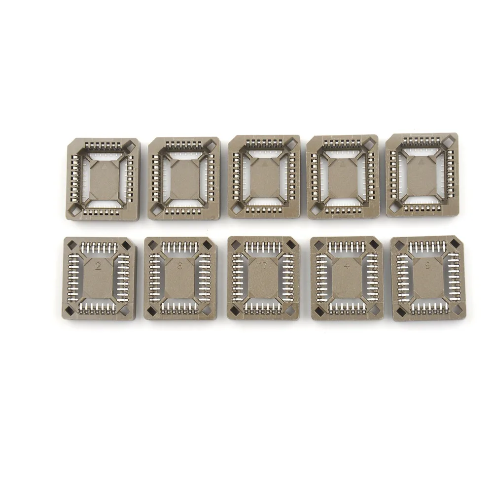 Оптовая продажа 10 шт. стандартных розеток 32 контактный конвертер PLCC адаптер