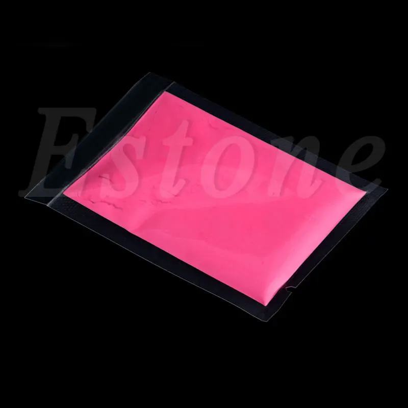 Фиолетовый Флуоресцентный эффект супер яркий Glow-in-the-Dark порошок свечение пигмент - Цвет: Фиолетовый