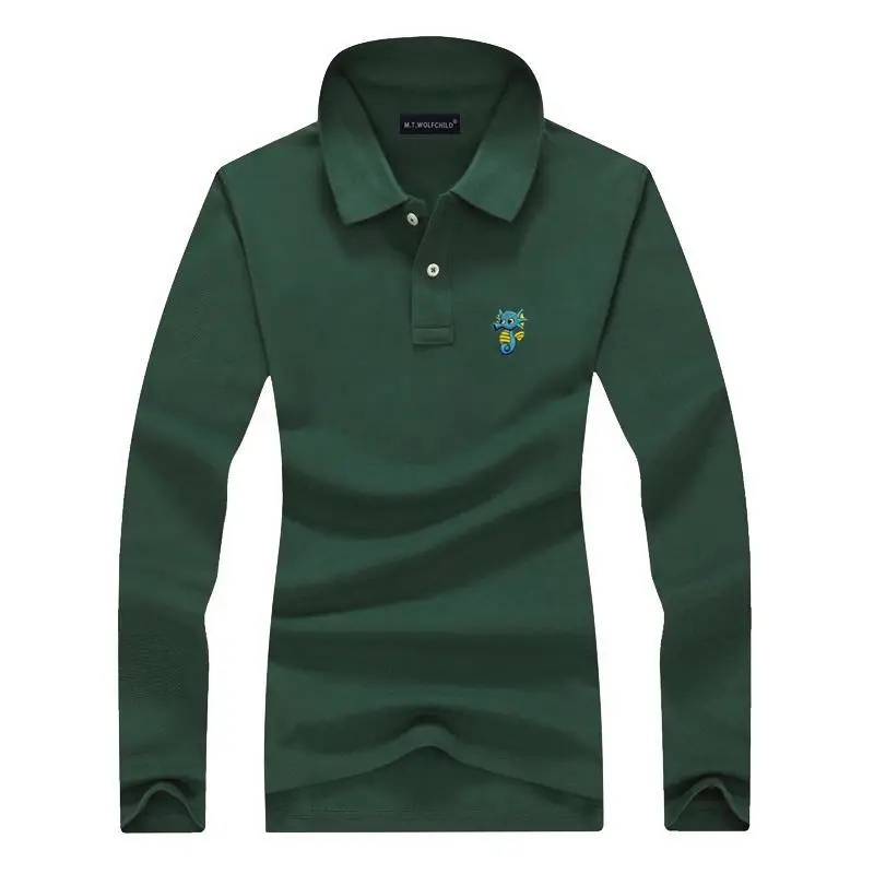 Мода 2019 новые осенние женские брендовые рубашки поло с длинным рукавом