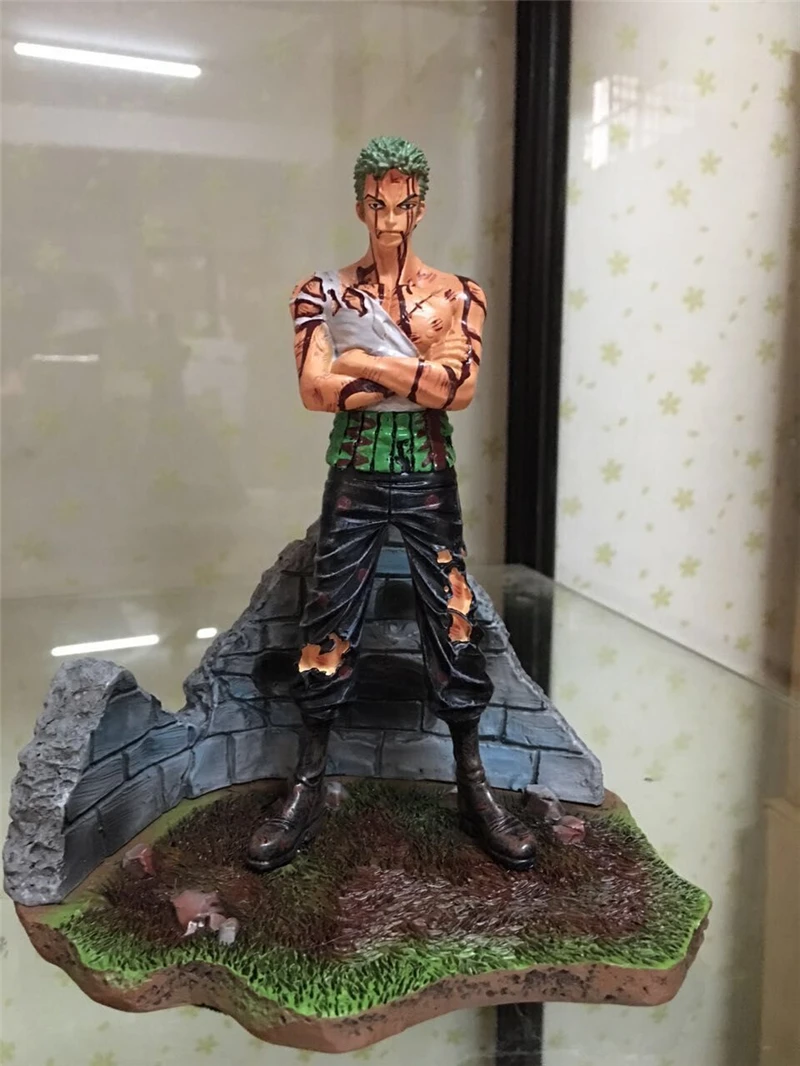 Пре продажа бесплатно EMS аниме один кусок Roronoa Зоро смолы фигурку игрушки brinquedos