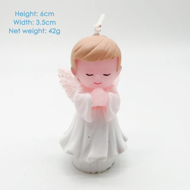 Свечи ангела для молитвы торта на день рождения украшения вечеринки детский душ