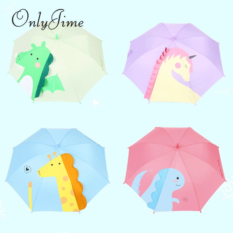 Только Jime зонтик с длинной ручкой детский модный студенческий Зонт рисунком