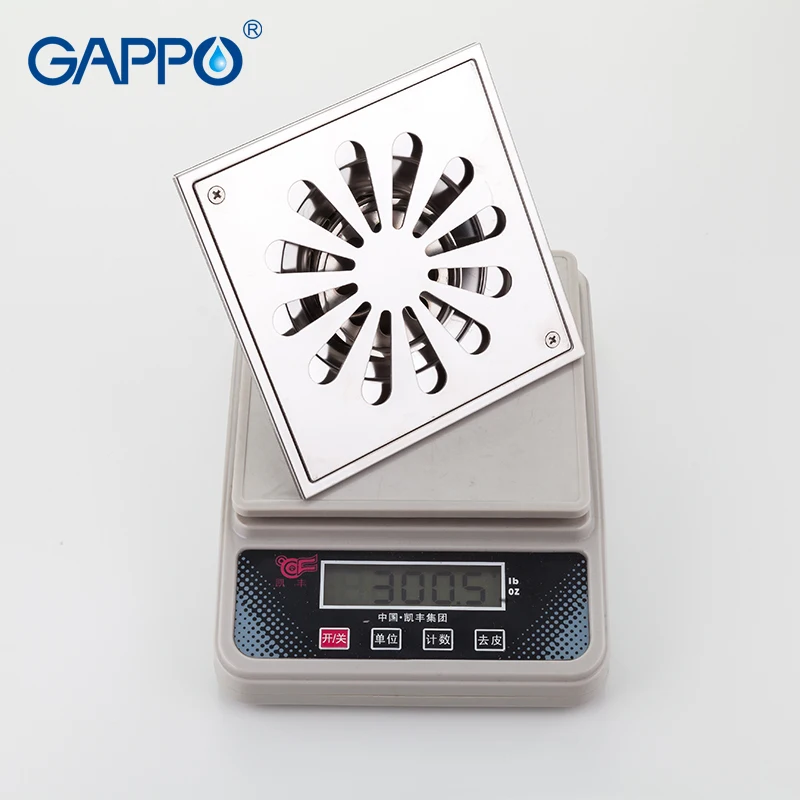 GAPPO стоки из нержавеющей стали отходы водосточные анти запах трапных душ