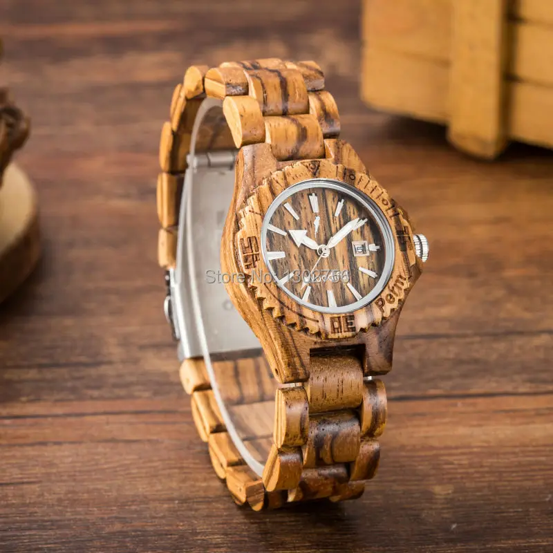 Модные женские часы ручной работы деревянные из натурального сандалового дерева