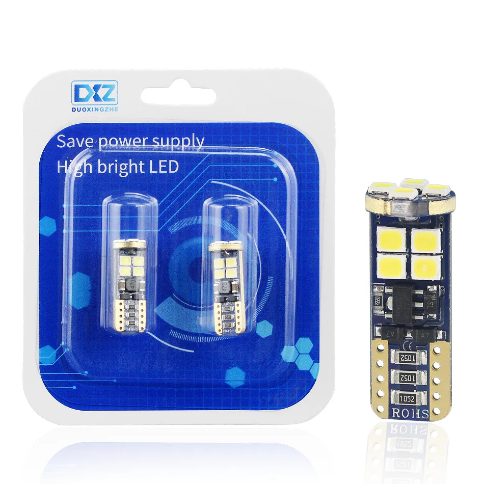 2 шт./компл. автомобильный габаритный фонарь с can bus T10 3030 12SMD W5W 194 светодиодный